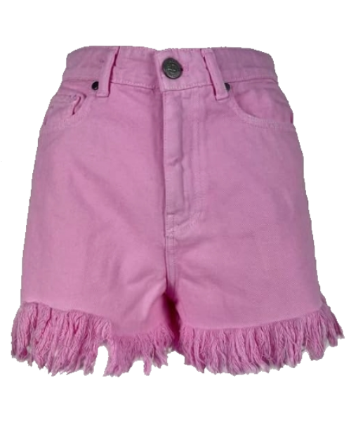 GAELLE GBD11768DSH Short in Denim Rosa